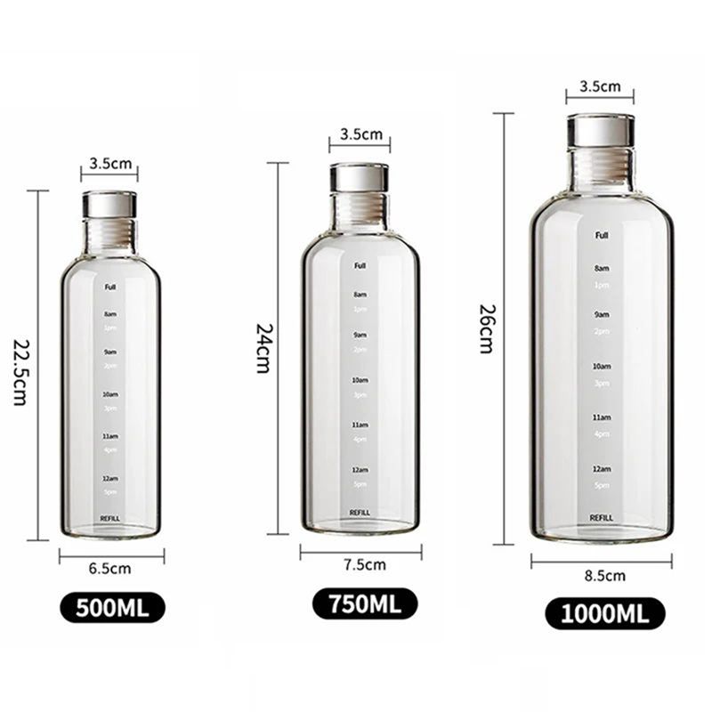 ABUN Borosilicate Glass Sport  - огляд і ціна Outdoor Sport Glass Water Bottle