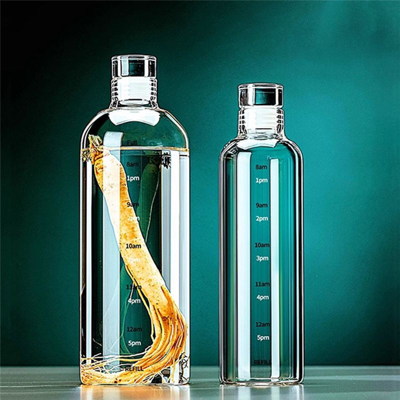 ABUN Borosilicate Glass Sport  - огляд і ціна Outdoor Sport Glass Water Bottle